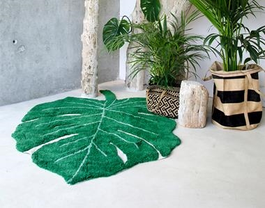 Alfombra lavable hoja Monstera Lorena Canals