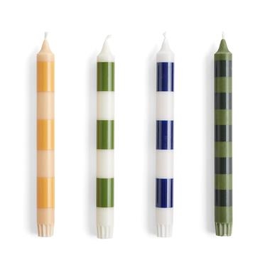 Stripe- Pack de 4 velas HAY | Tienda online de decoración nórdica y muebles nórdicos | Aixo